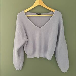 Dynamite Lilac Ribbed Sweater | Size Medium